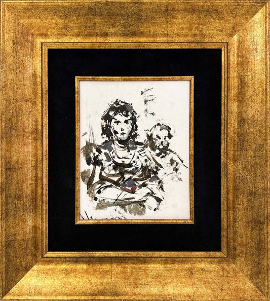 Birlikte Gülen Kalpler Yağlı Boya Tablosu