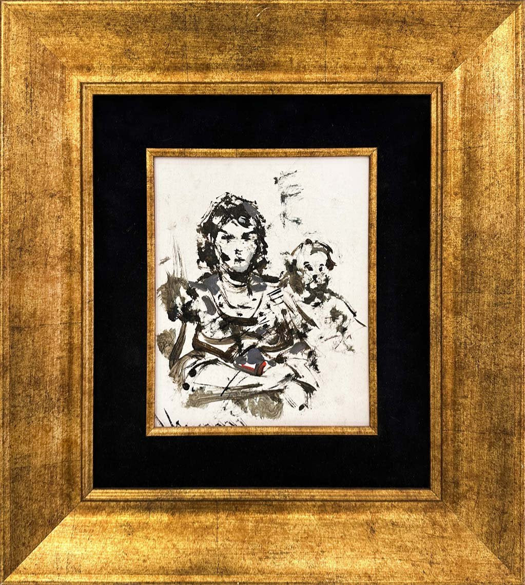 Birlikte Gülen Kalpler Yağlı Boya Tablosu