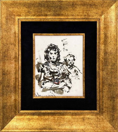 Birlikte Gülen Kalpler Yağlı Boya Tablosu