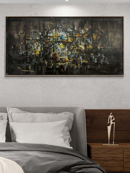 Zihin Haritası Yağlı Boya Tablosu