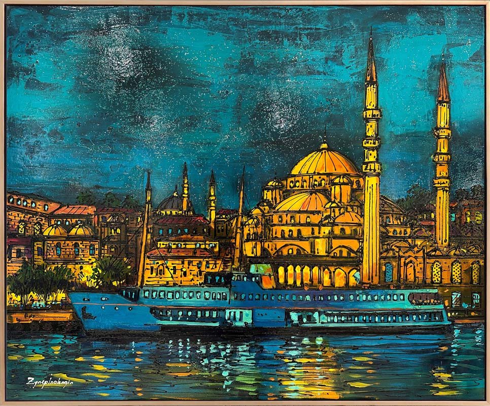 Valide Sultan Cami Yağlı Boya Tablosu