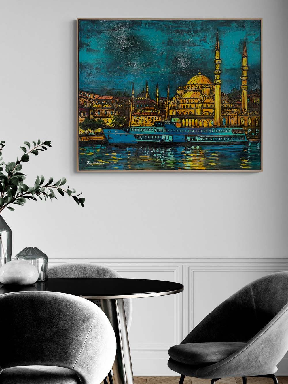 Valide Sultan Cami Yağlı Boya Tablosu