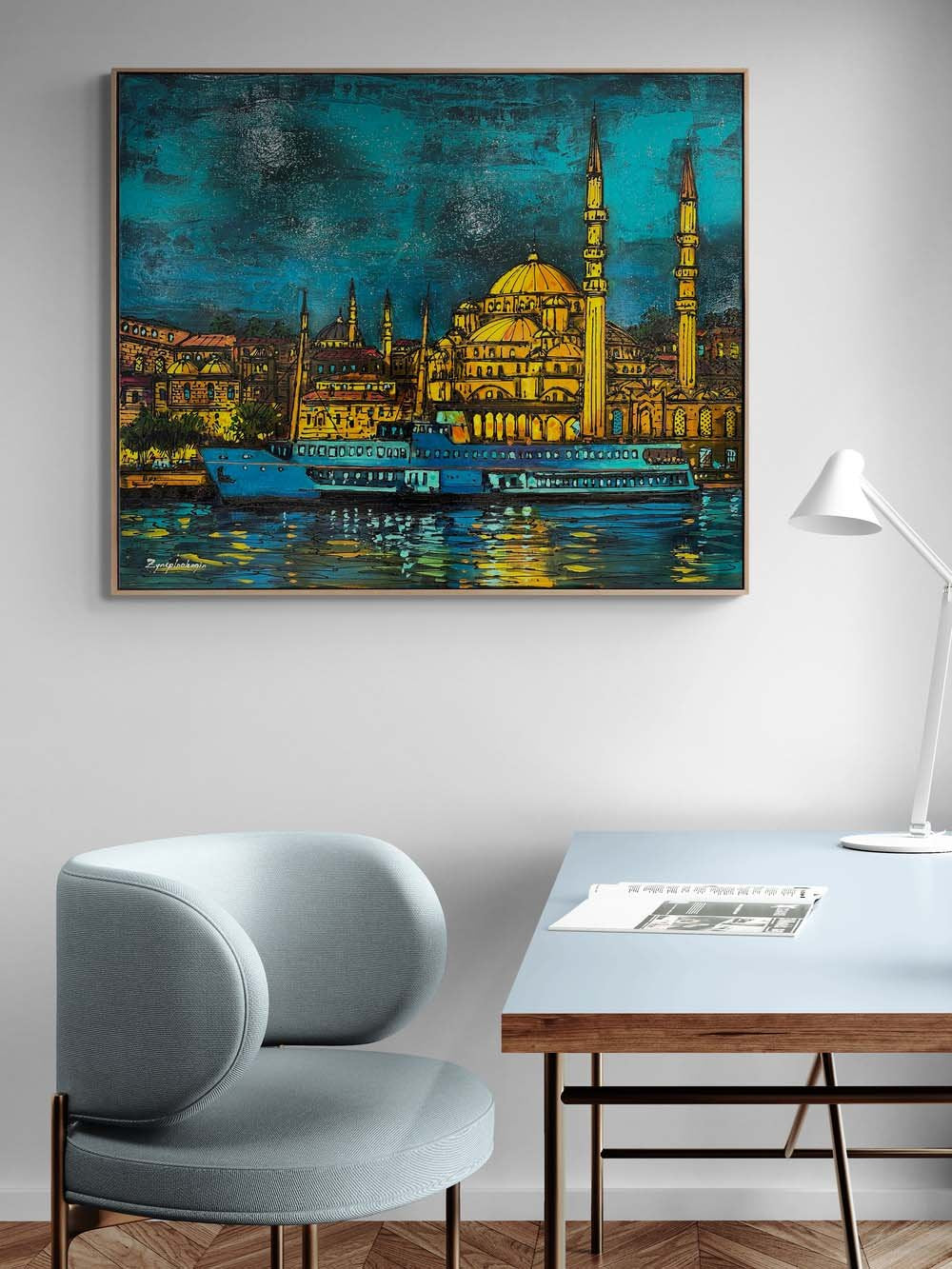 Valide Sultan Cami Yağlı Boya Tablosu