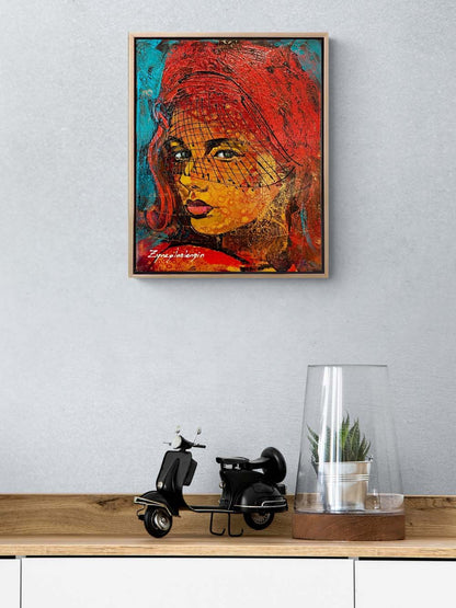 Saklı Güzellik Yağlı Boya Tablosu