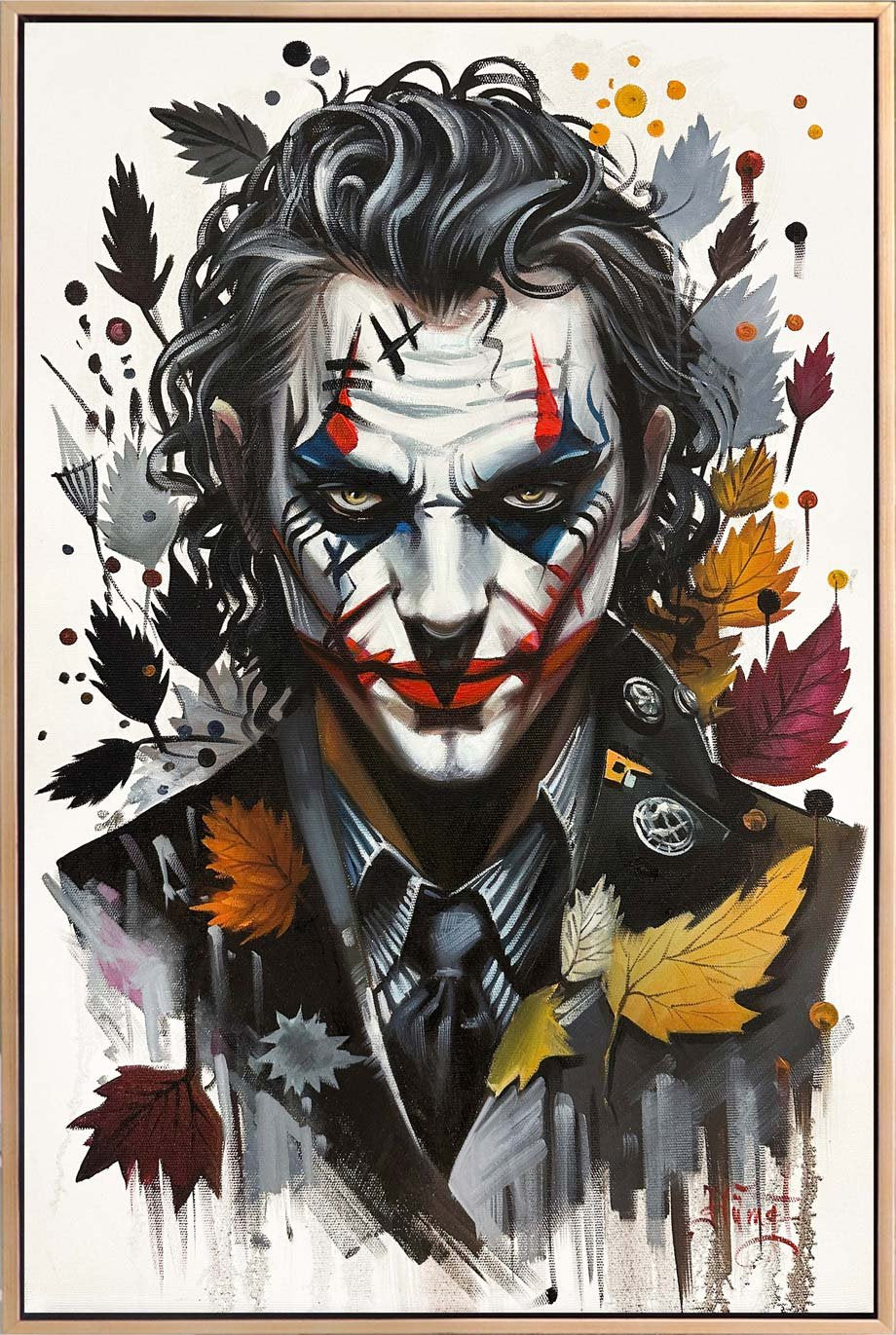 Karanlığın Jokeri Yağlı Boya Tablosu