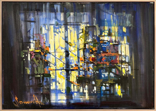 Karmaşanın Dinginliği Yağlı Boya Tablosu