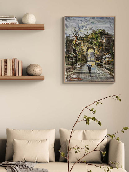 Geçmişe Açılan Kapılar Yağlı Boya Tablosu