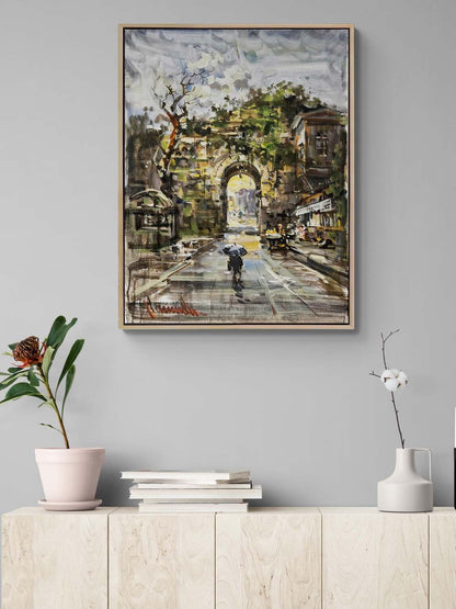 Geçmişe Açılan Kapılar Yağlı Boya Tablosu