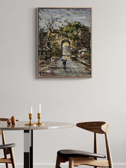 Geçmişe Açılan Kapılar Yağlı Boya Tablosu