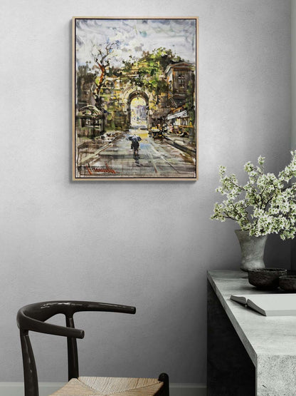 Geçmişe Açılan Kapılar Yağlı Boya Tablosu