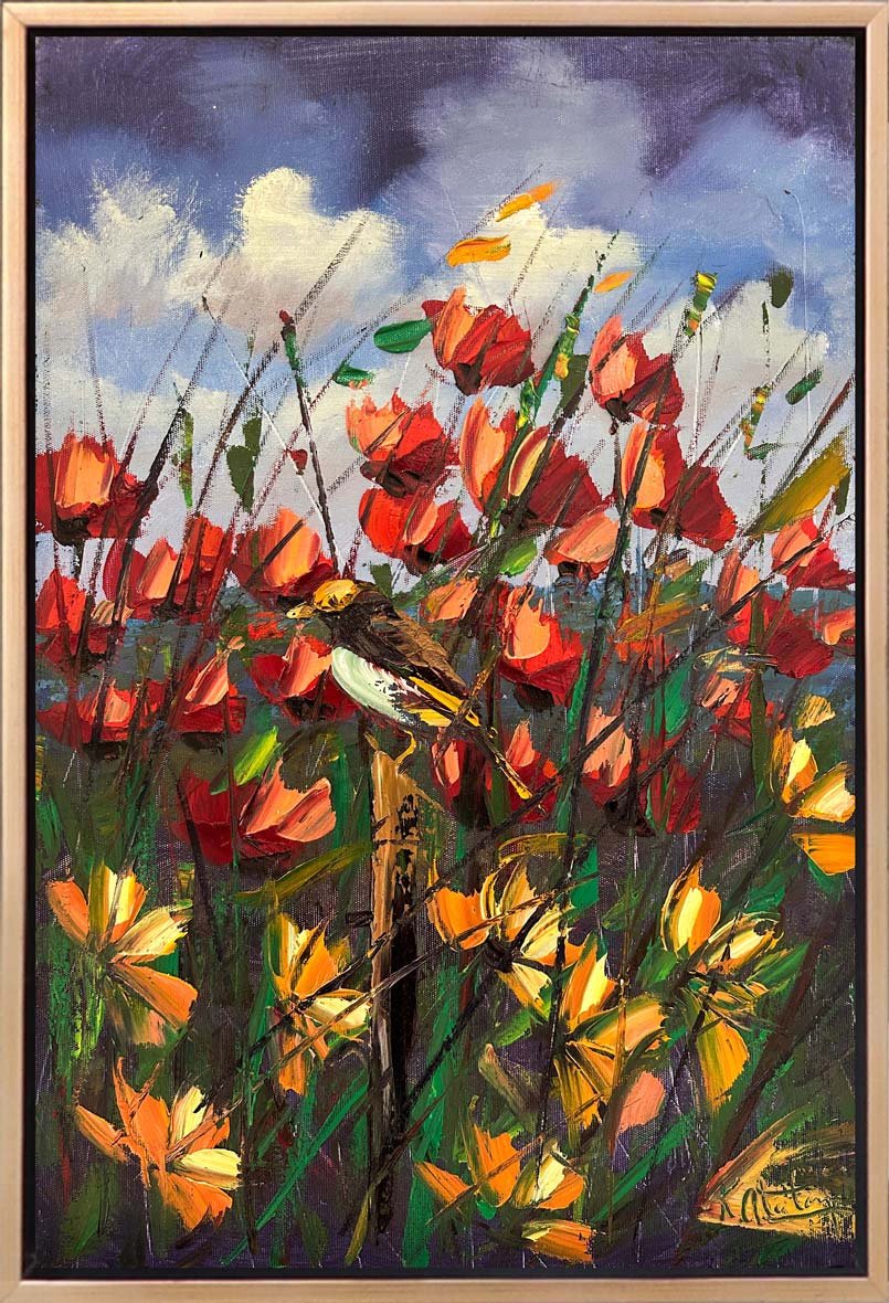 Kır Çiçeklerinin Şarkısı Yağlı Boya Tablosu