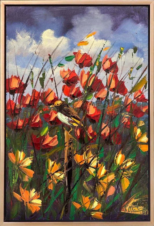 Kır Çiçeklerinin Şarkısı Yağlı Boya Tablosu