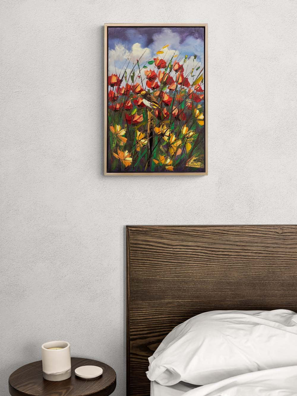 Kır Çiçeklerinin Şarkısı Yağlı Boya Tablosu