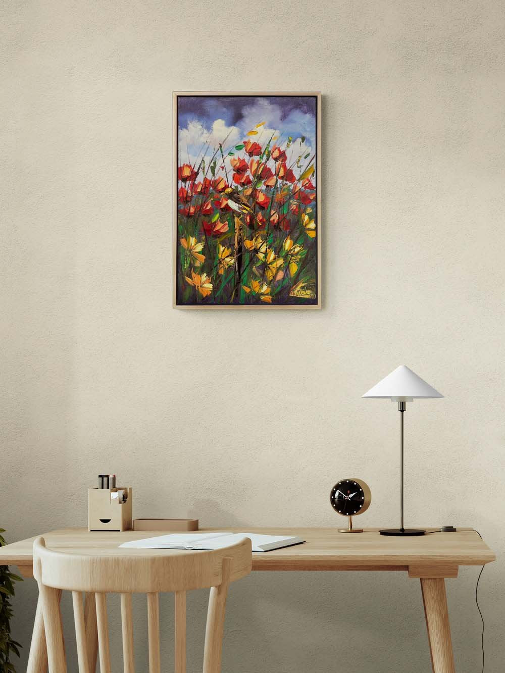 Kır Çiçeklerinin Şarkısı Yağlı Boya Tablosu