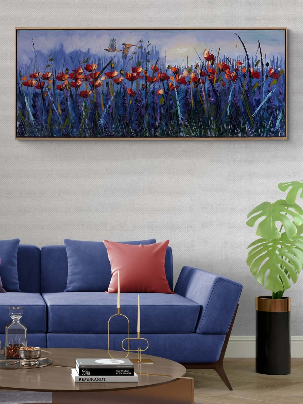 Kırlangıcın Bahar Seferi Yağlı Boya Tablosu