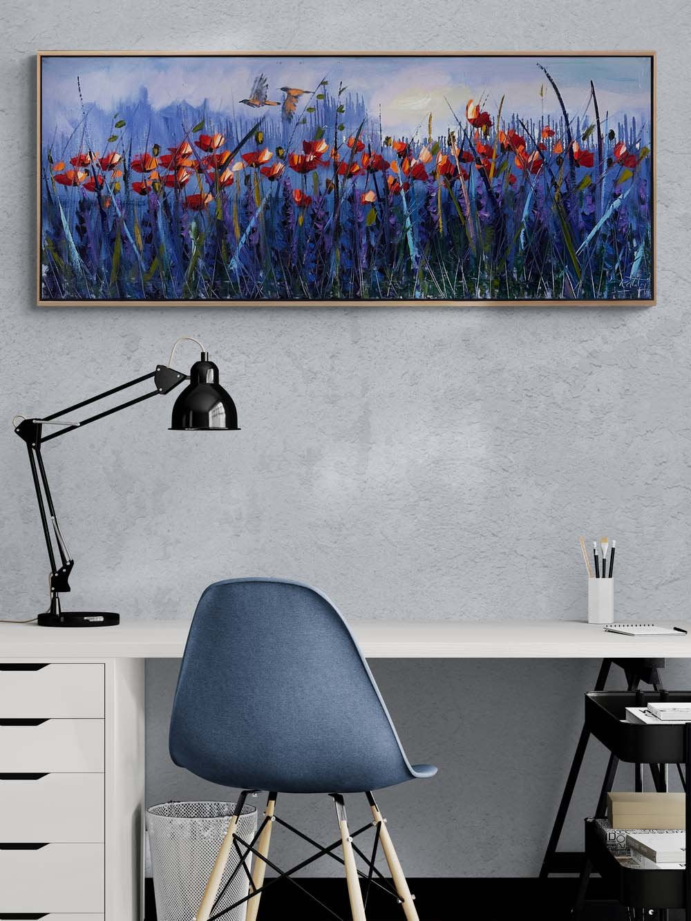 Kırlangıcın Bahar Seferi Yağlı Boya Tablosu