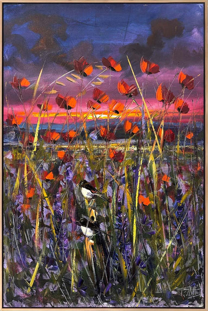 Gelinciklerin Gölgesinde Yağlı Boya Tablosu