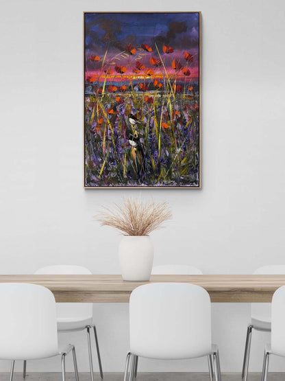 Gelinciklerin Gölgesinde Yağlı Boya Tablosu