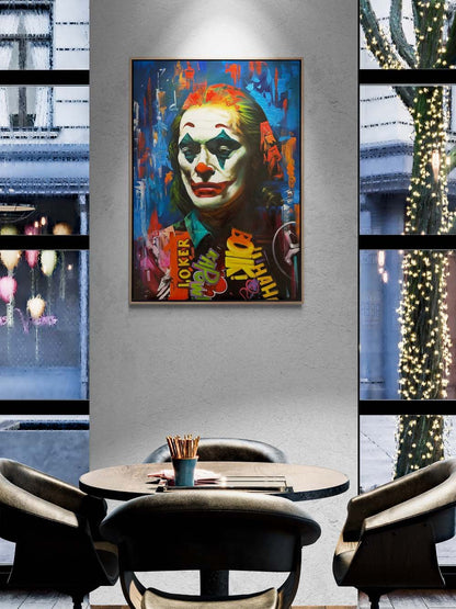 Joker'in İntikamı Yağlı Boya Tablosu