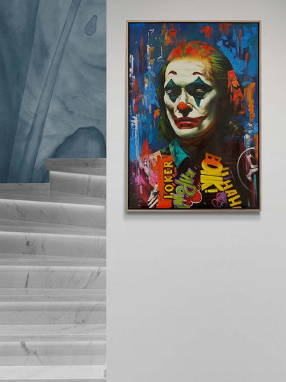 Joker'in İntikamı Yağlı Boya Tablosu