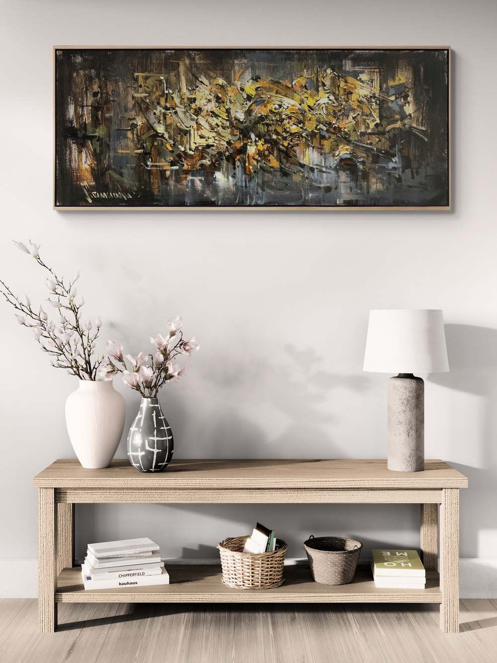 Sonsuz Bir Buluşma Yağlı Boya Tablosu