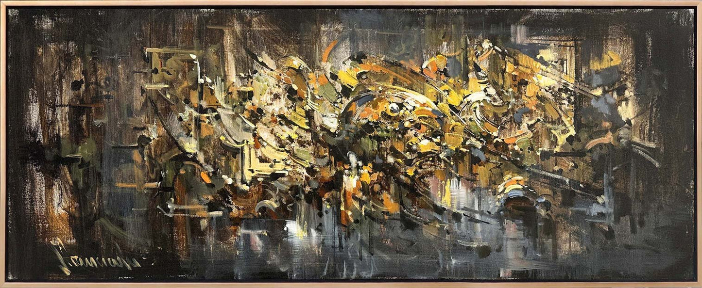 Sonsuz Bir Buluşma Yağlı Boya Tablosu