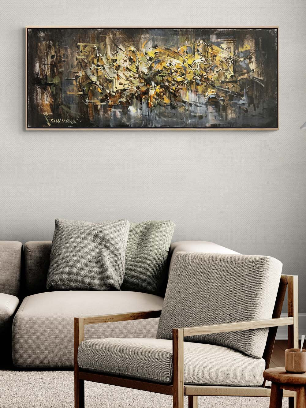 Sonsuz Bir Buluşma Yağlı Boya Tablosu