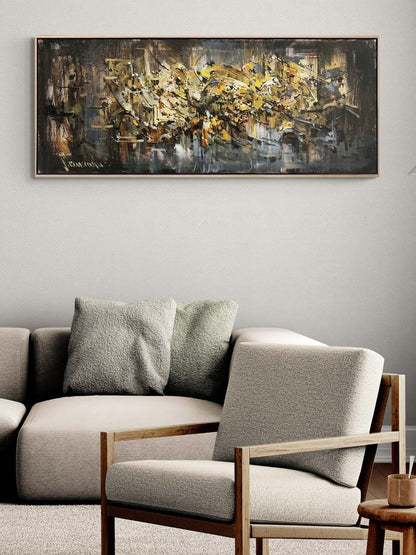 Sonsuz Bir Buluşma Yağlı Boya Tablosu