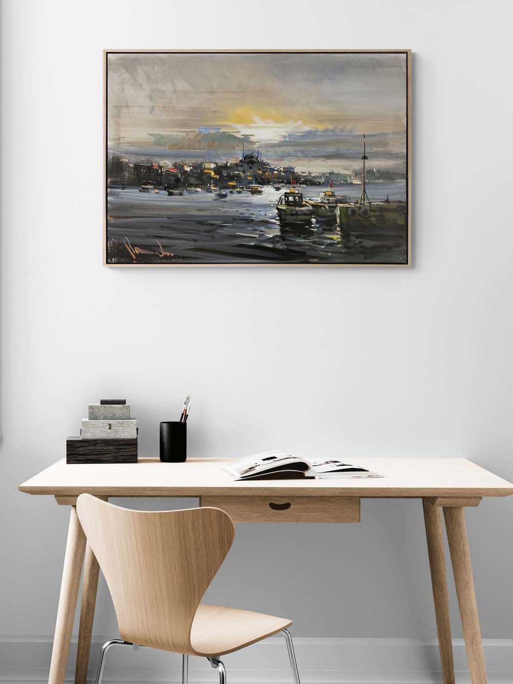 Geçmişten Günümüze Boğaz Yağlı Boya Tablosu