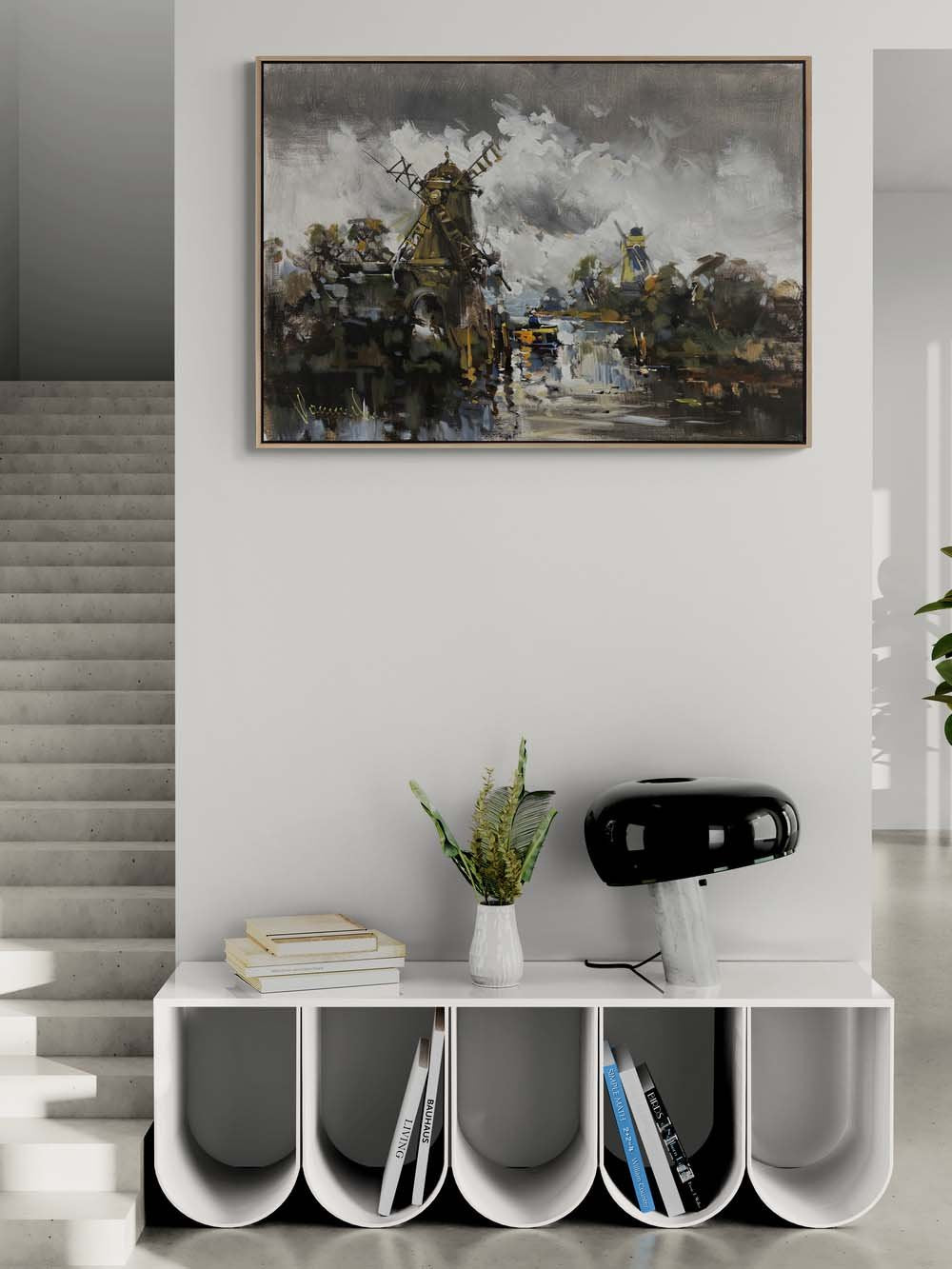 Değirmenlerin Sessizliği Yağlı Boya Tablosu