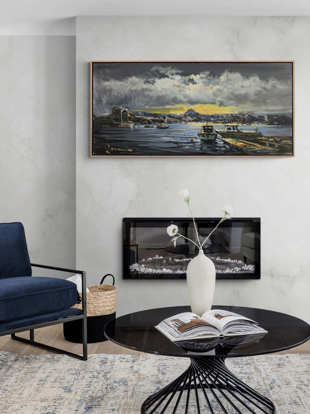 İstanbul Boğazının İhtişamı Yağlı Boya Tablosu