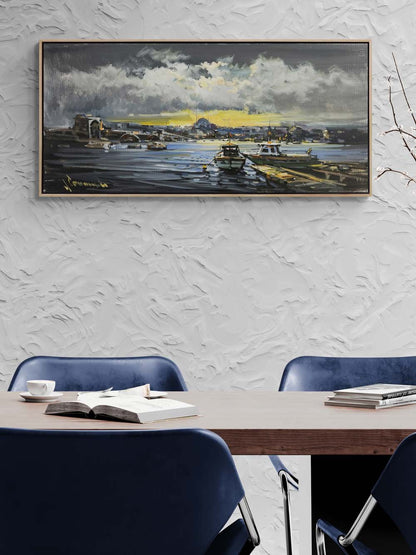 İstanbul Boğazının İhtişamı Yağlı Boya Tablosu