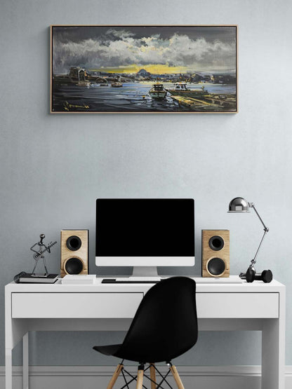 İstanbul Boğazının İhtişamı Yağlı Boya Tablosu