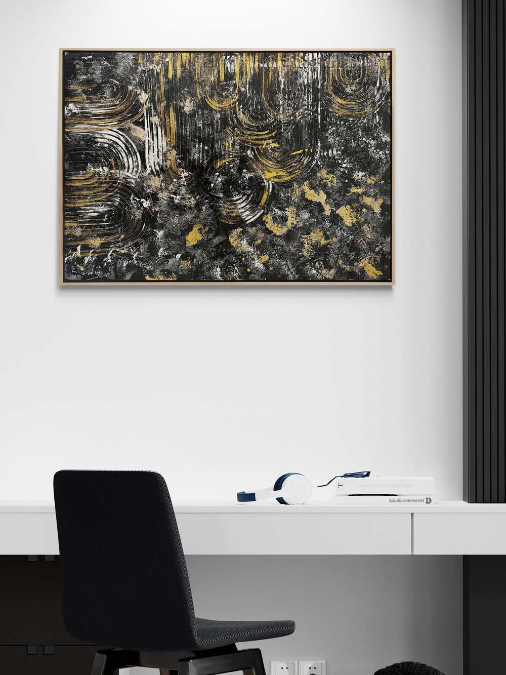 Karmaşık Yansımalar Yağlı Boya Tablosu