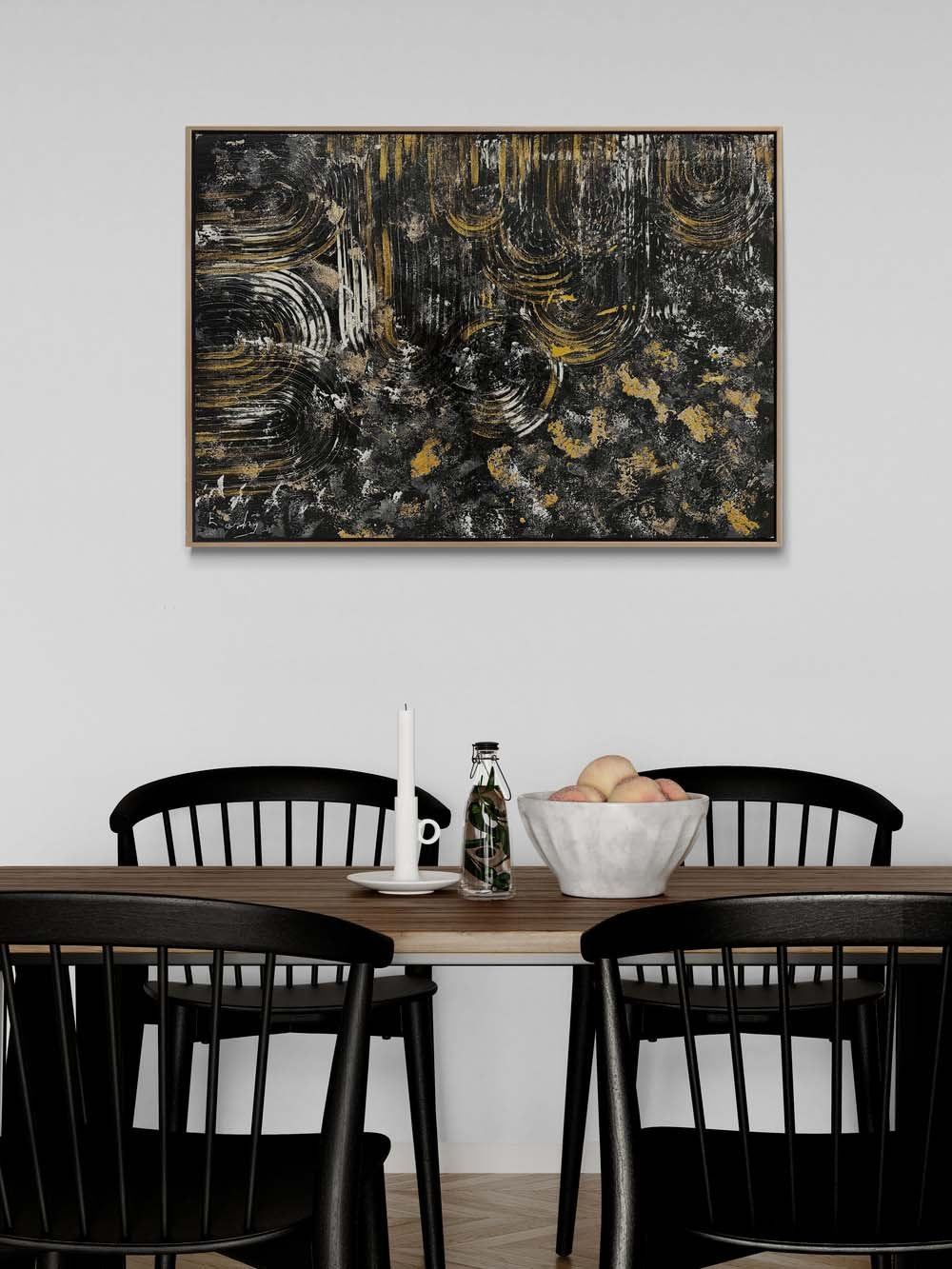 Karmaşık Yansımalar Yağlı Boya Tablosu