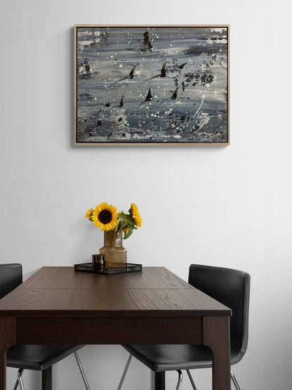 Kanatların Melodisi Yağlı Boya Tablosu