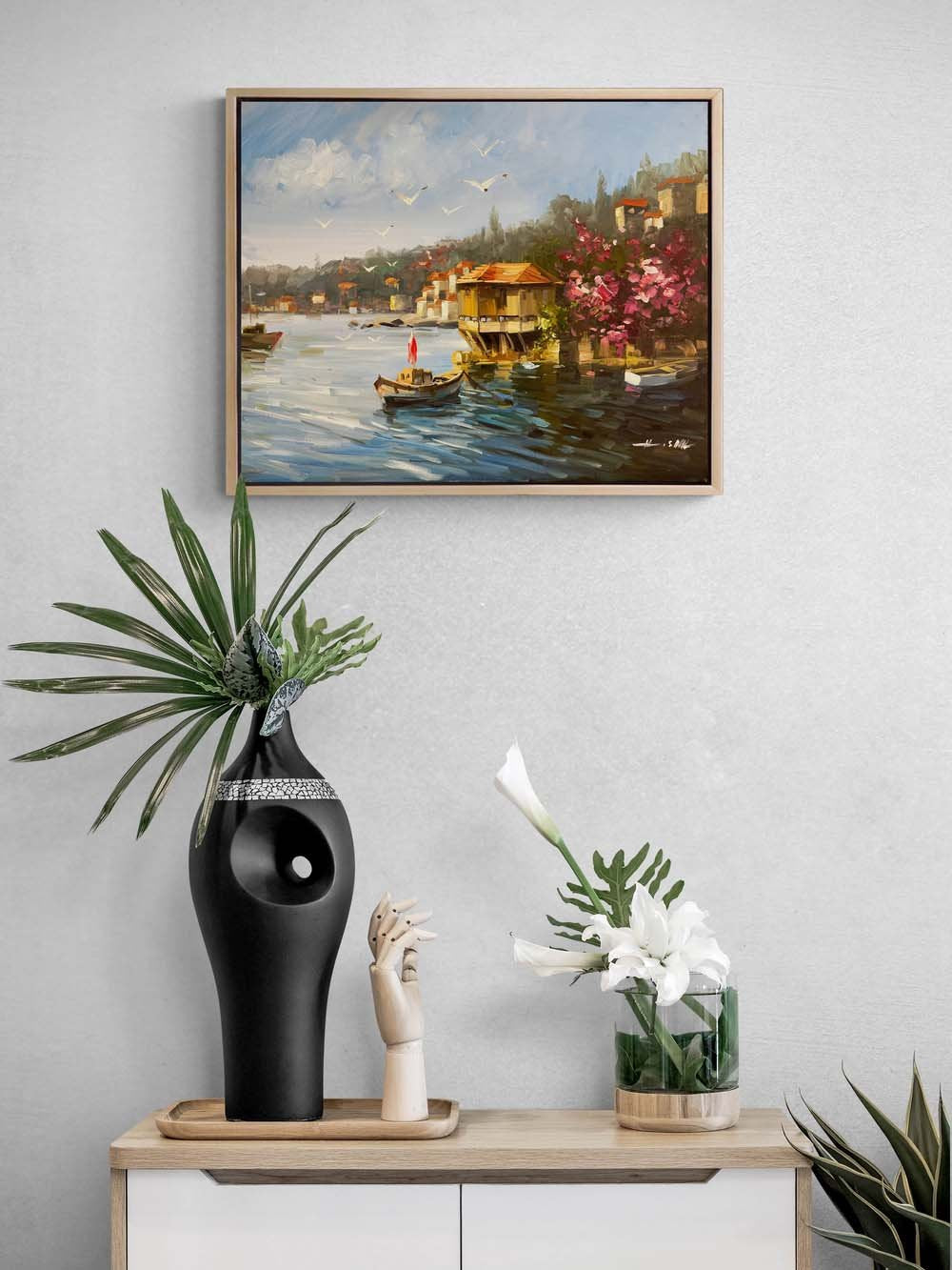 Yalının Huzuru Yağlı Boya Tablosu