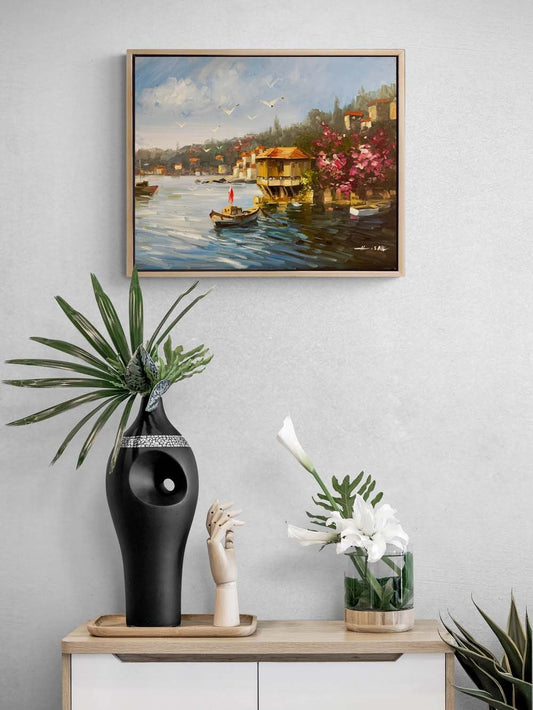 Yalının Huzuru Yağlı Boya Tablosu