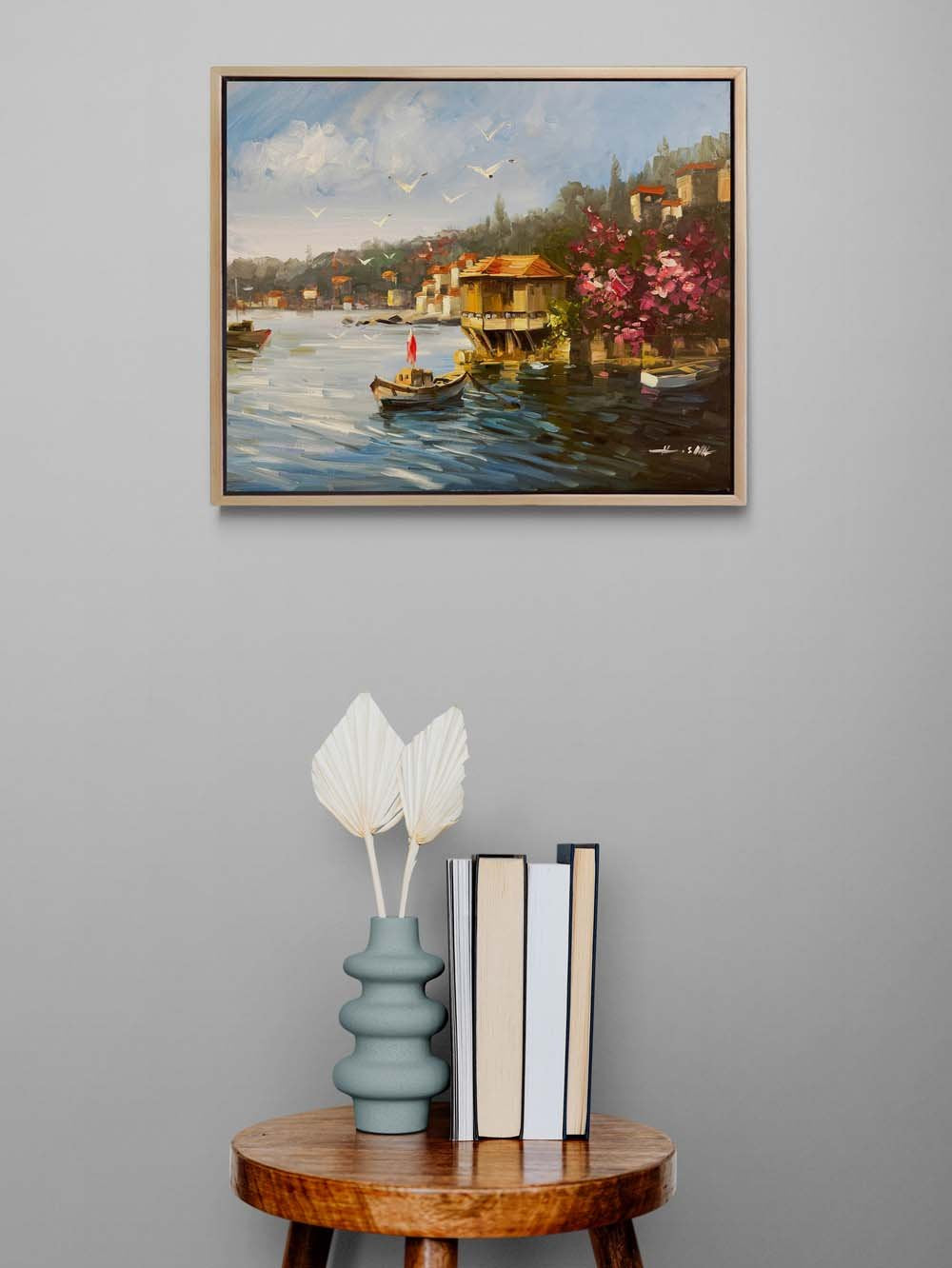 Yalının Huzuru Yağlı Boya Tablosu