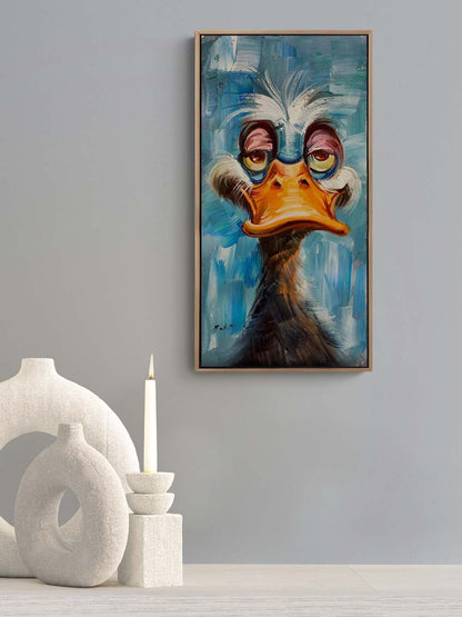 Baygın Ördek Yağlı Boya Tablosu