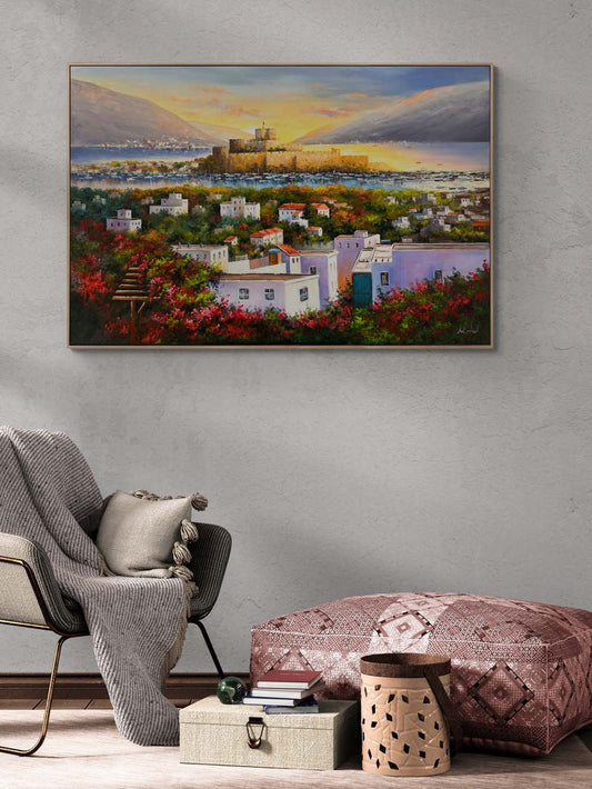 Akdeniz'in Gözdesi Yağlı Boya Tablosu