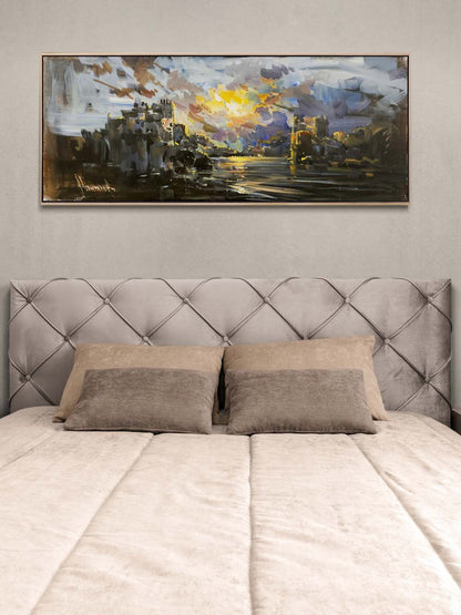 Gizemli Kıyılar Yağlı Boya Tablosu