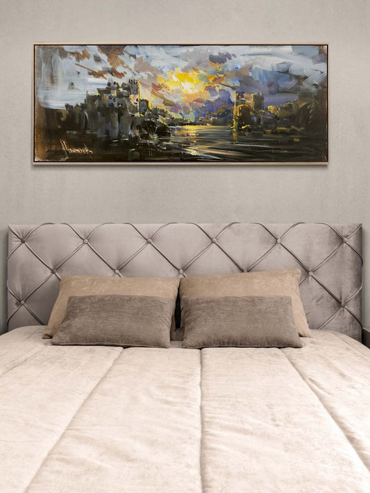 Gizemli Kıyılar Yağlı Boya Tablosu