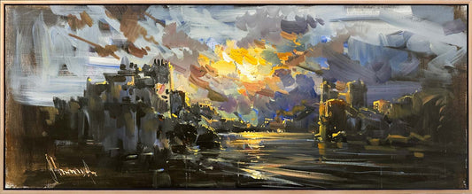 Gizemli Kıyılar Yağlı Boya Tablosu