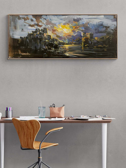 Gizemli Kıyılar Yağlı Boya Tablosu