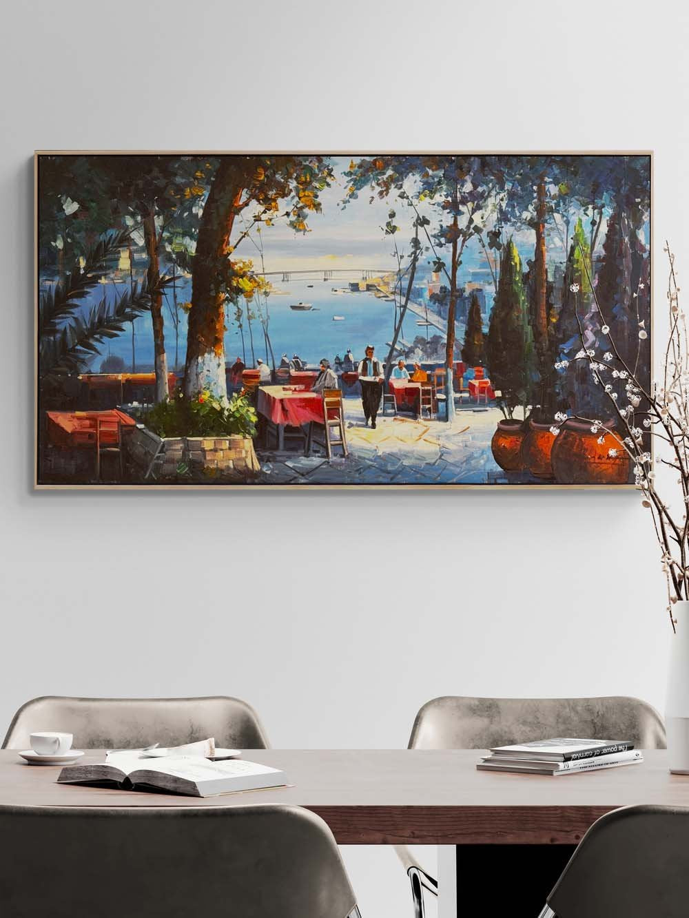 Pierre Loti Tepesi Yağlı Boya Tablosu