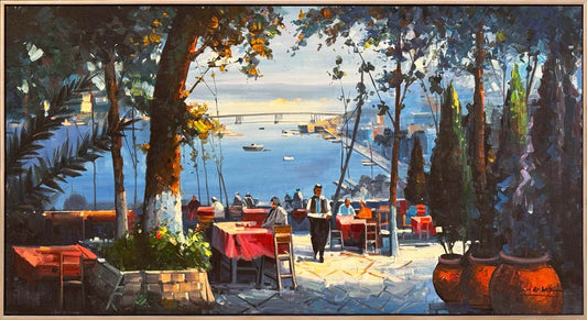 Pierre Loti Tepesi Yağlı Boya Tablosu