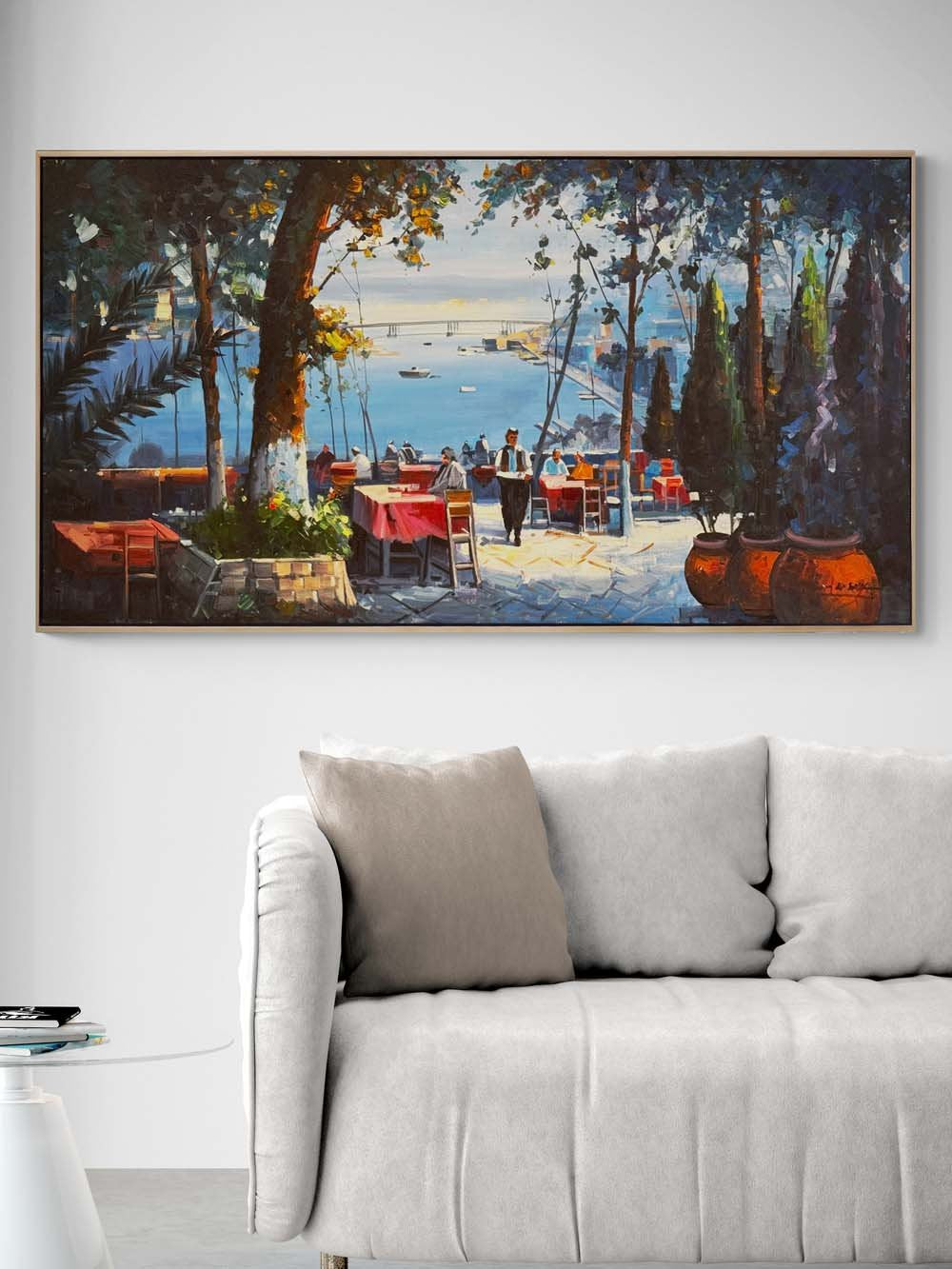 Pierre Loti Tepesi Yağlı Boya Tablosu