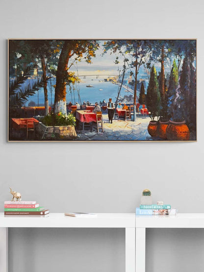 Pierre Loti Tepesi Yağlı Boya Tablosu