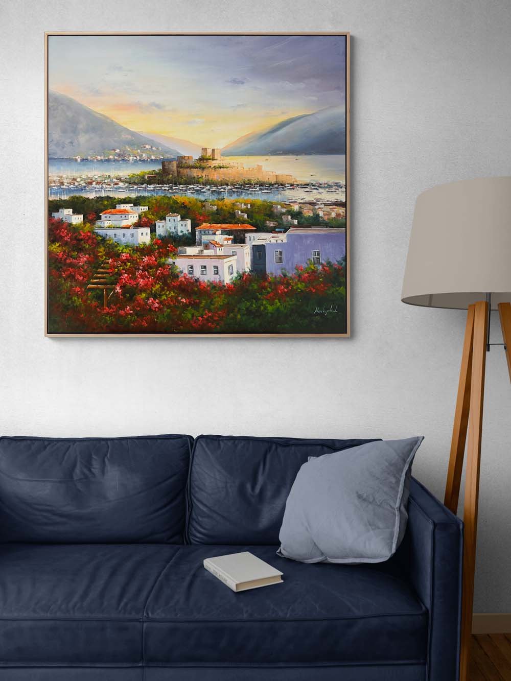 Bodrum'un Kalbinde Yağlı Boya Tablosu